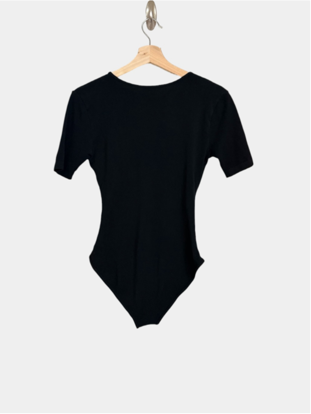 C'EST MOI Cotton Blend Short Sleeves Bodysuit, Casual Top, Sz OS - Picture 11 of 15